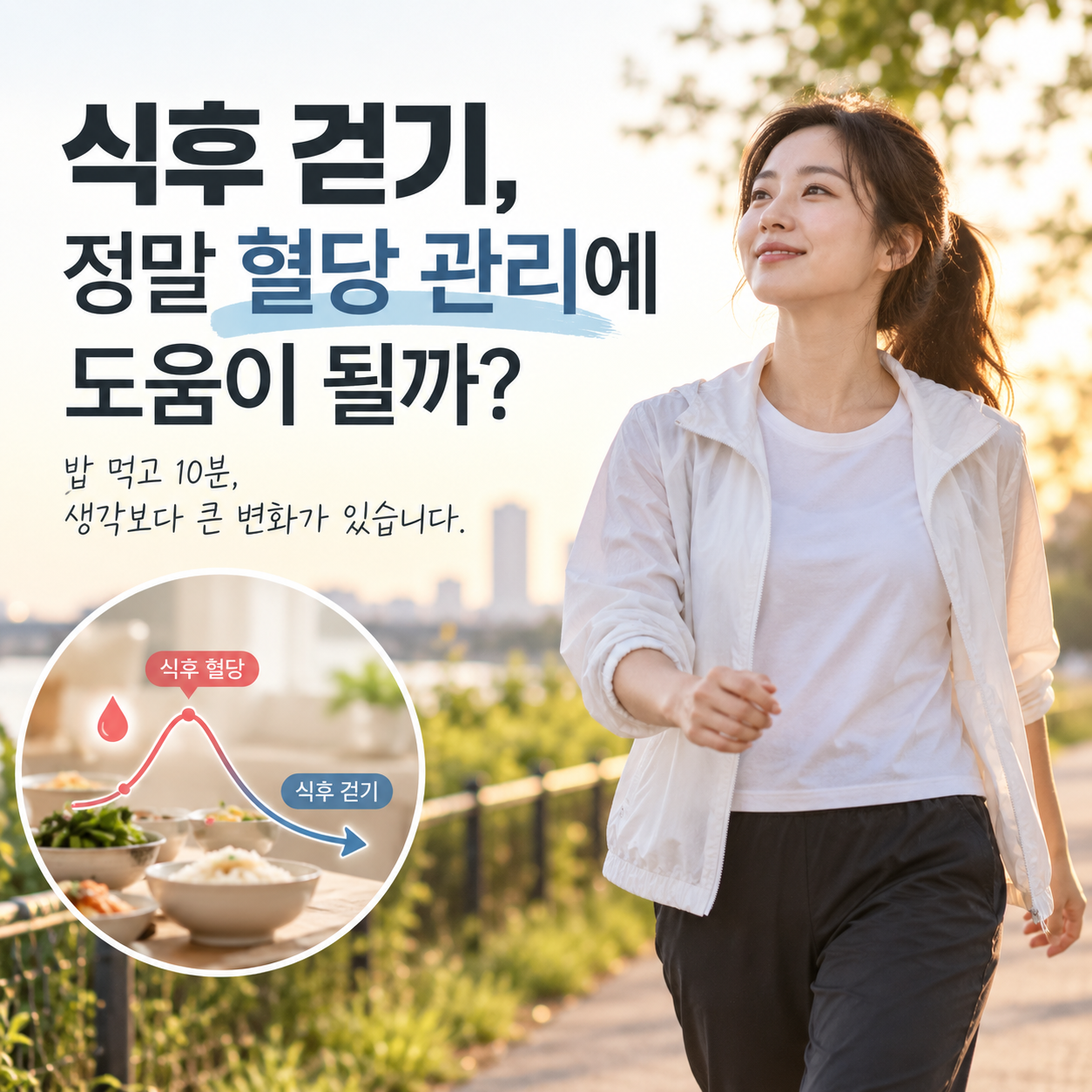 식후 10분 걷기, 혈당 관리의 변화
