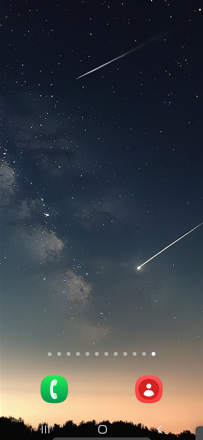 방법 1: 휴대폰 첫 화면에서 시작하기