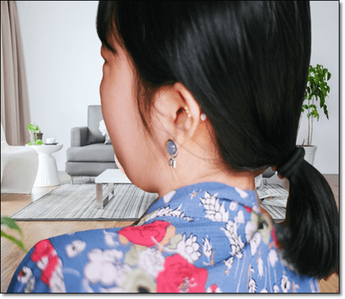 귓볼몽우리 여자