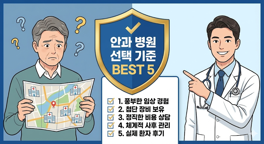 안과 병원 선택 기준