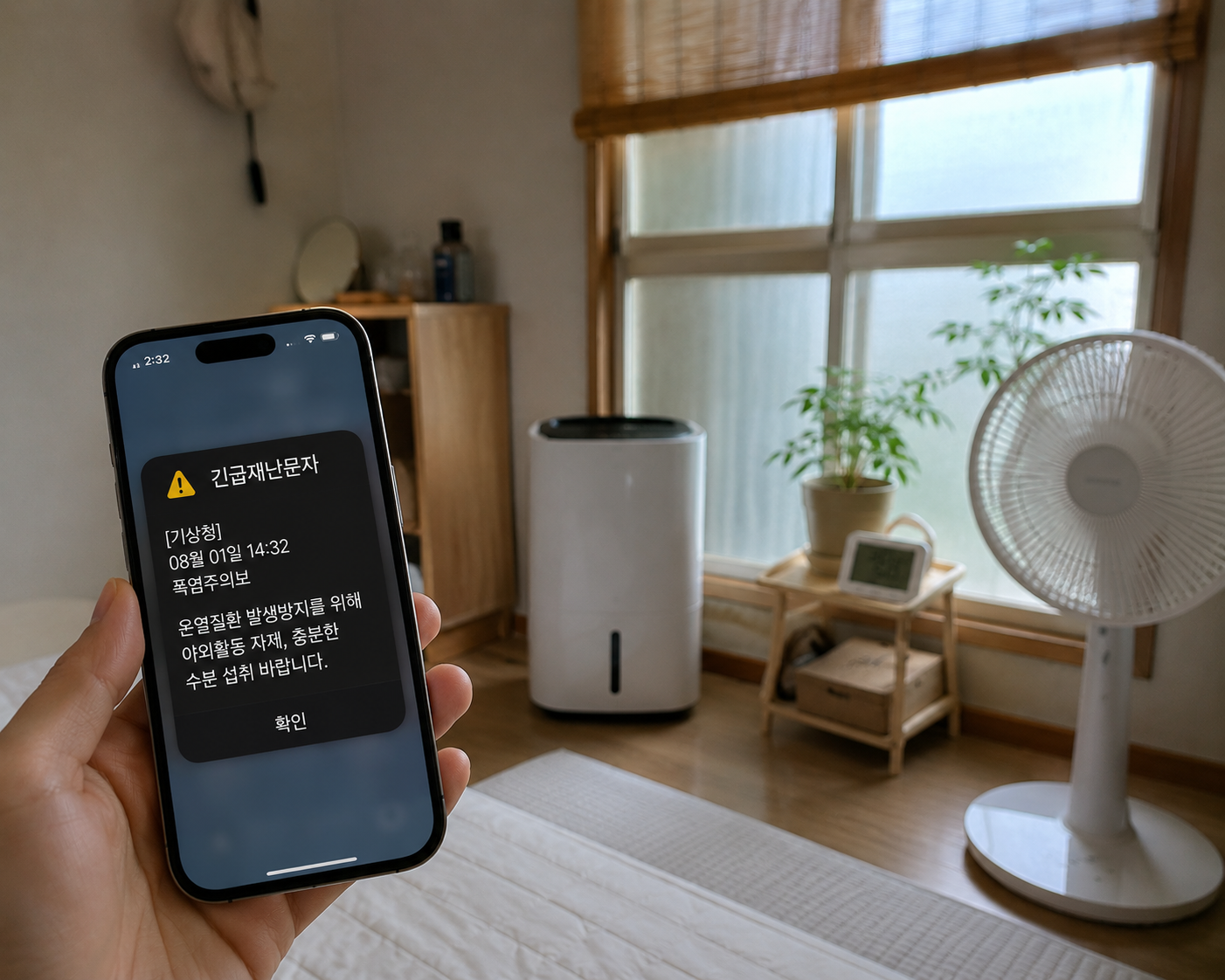 폭염주의보 문자 받았을 때 집에서 해야 할 일 ❘ 가족 건강 지키는 현실 체크리스트
