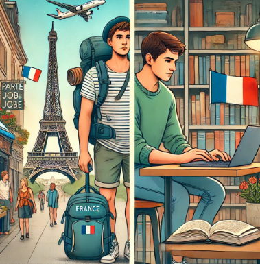 파리 워킹홀리데이비자와 학생비자 비교 사진