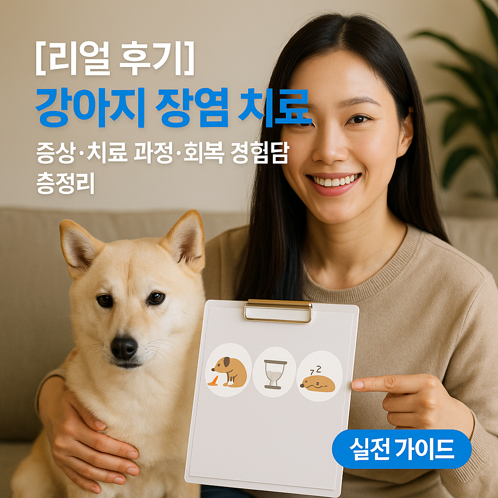 [리얼 후기] 강아지 장염 치료 ｜ 증상&middot;치료 과정&middot;회복 경험담 총정리