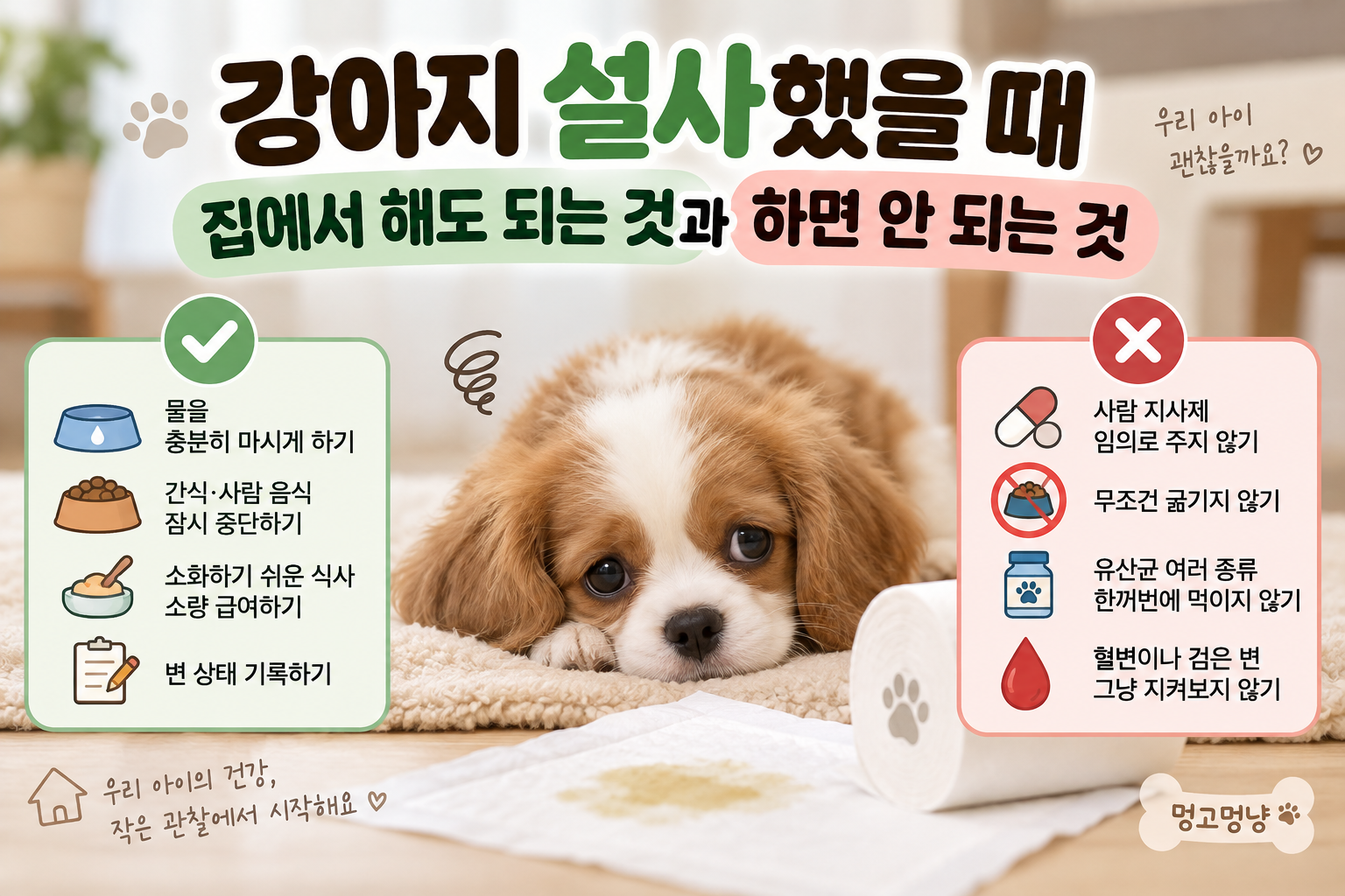 강아지 설사