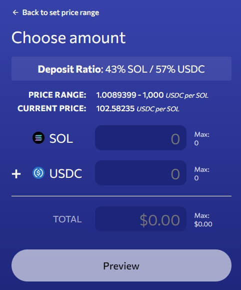 Choose-amount