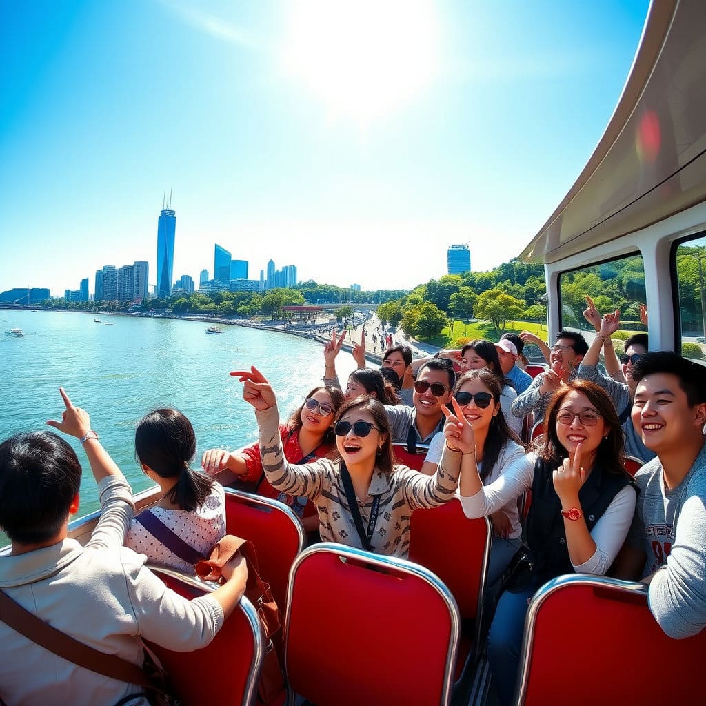 한강버스가 단순한 교통수단을 넘어, 한강의 아름다운 경치를 즐길 수 있는 새로운 관광 콘텐츠로서의 가치를 부각합니다.