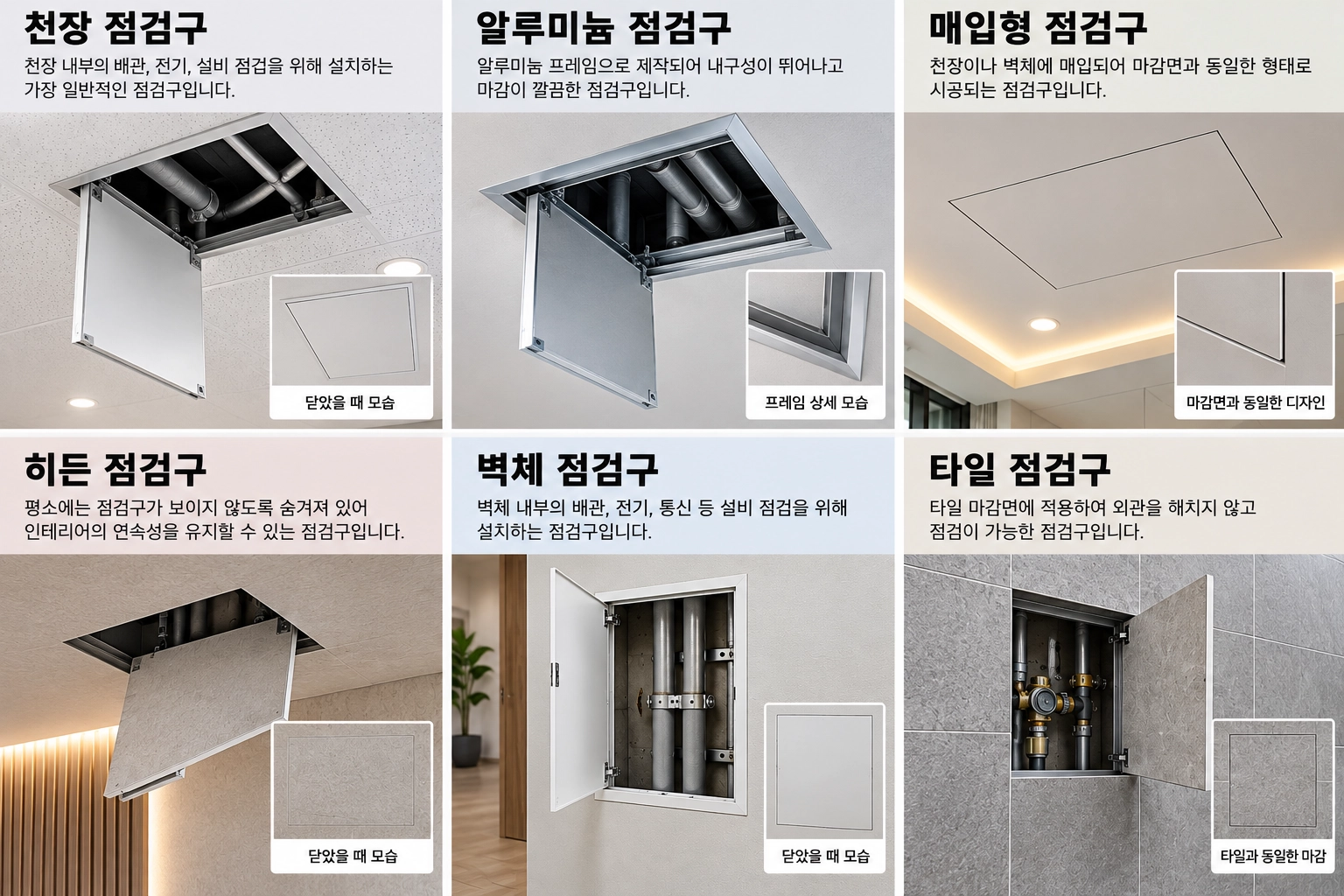 점검구의 종류
