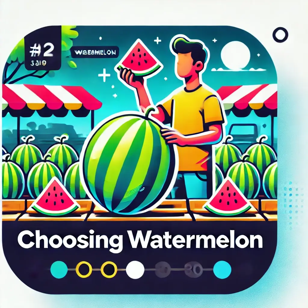 맛잇는 수박 고르는 방법
