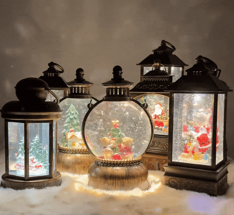 크리스마스 트윙클 램프 스노우볼 오르골