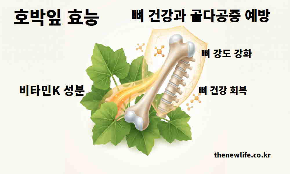 호박잎 효능 뼈 건강 골다공증 예방