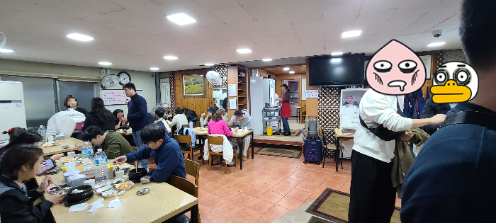 제주맛집 우진해장국 고사리육개장 인천국제공항맛집 외부 대기실 내부