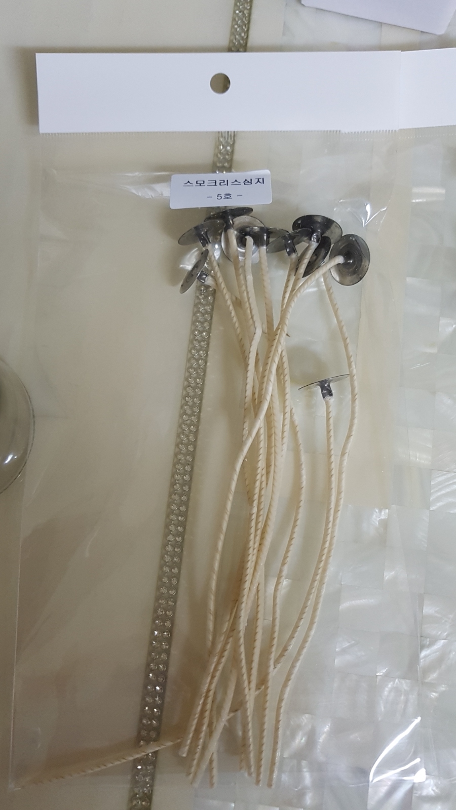 제가 구매한 초 심지 5호 사이즈