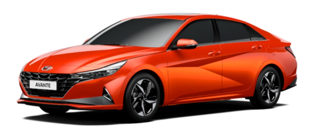 라바 오렌지(컬러코드 : YR2) 아반떼 색상코드 - 라바 오렌지(컬러코드 : YR2)