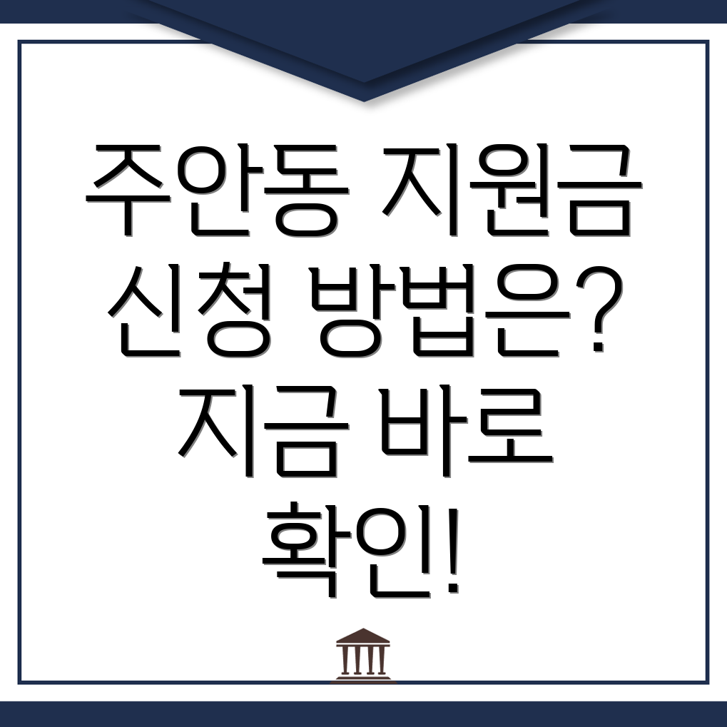 인천 남구 주안동 정부지원금