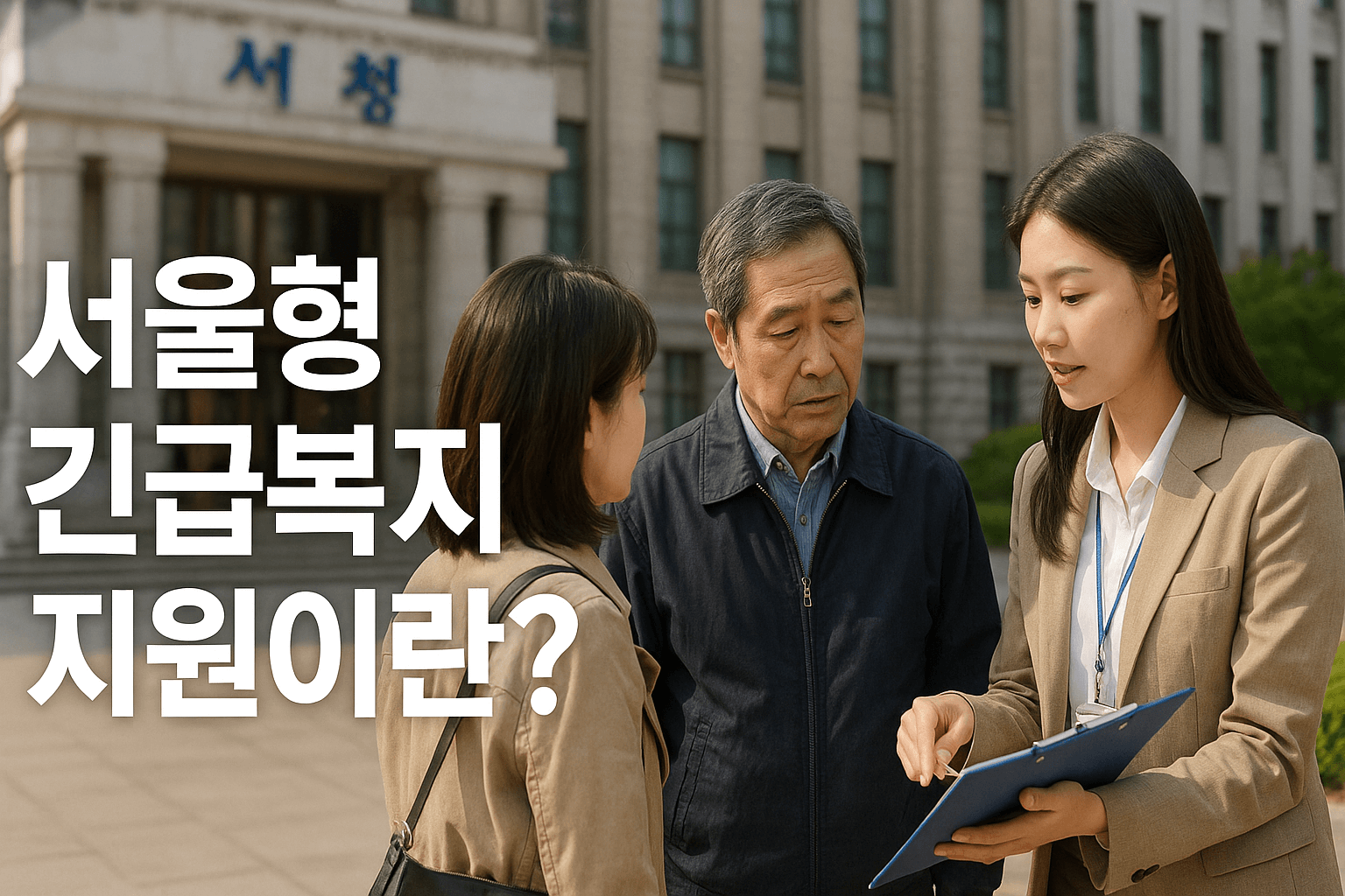 서울형 긴급복지 지원이란