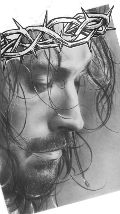 예수님 가시면류관 쓰신 사진