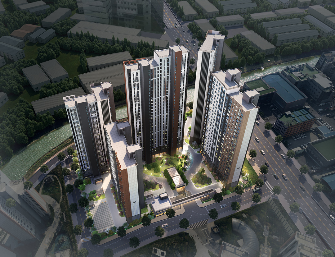 기흥-동백호수공원-두산위브더제니스-조감도