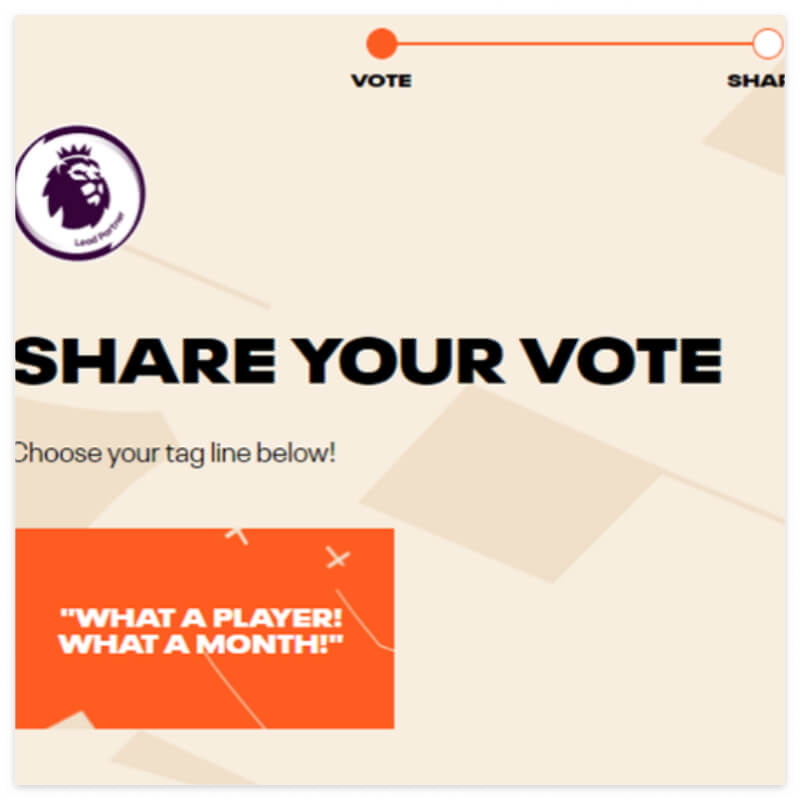 EPL 이달의 선수 투표 방법