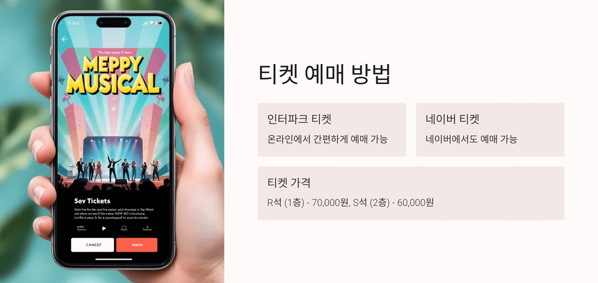 사랑의 하츄핑 뮤지컬 의정부 공연 일정, 예매 방법, 할인 꿀팁