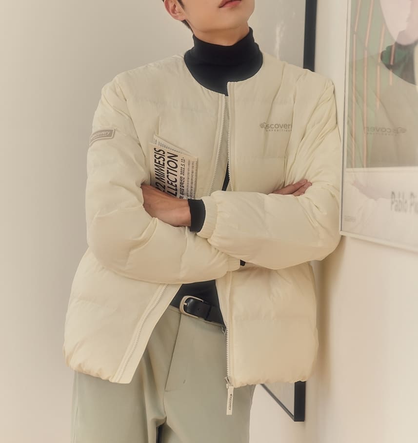디스커버리 경량 패딩