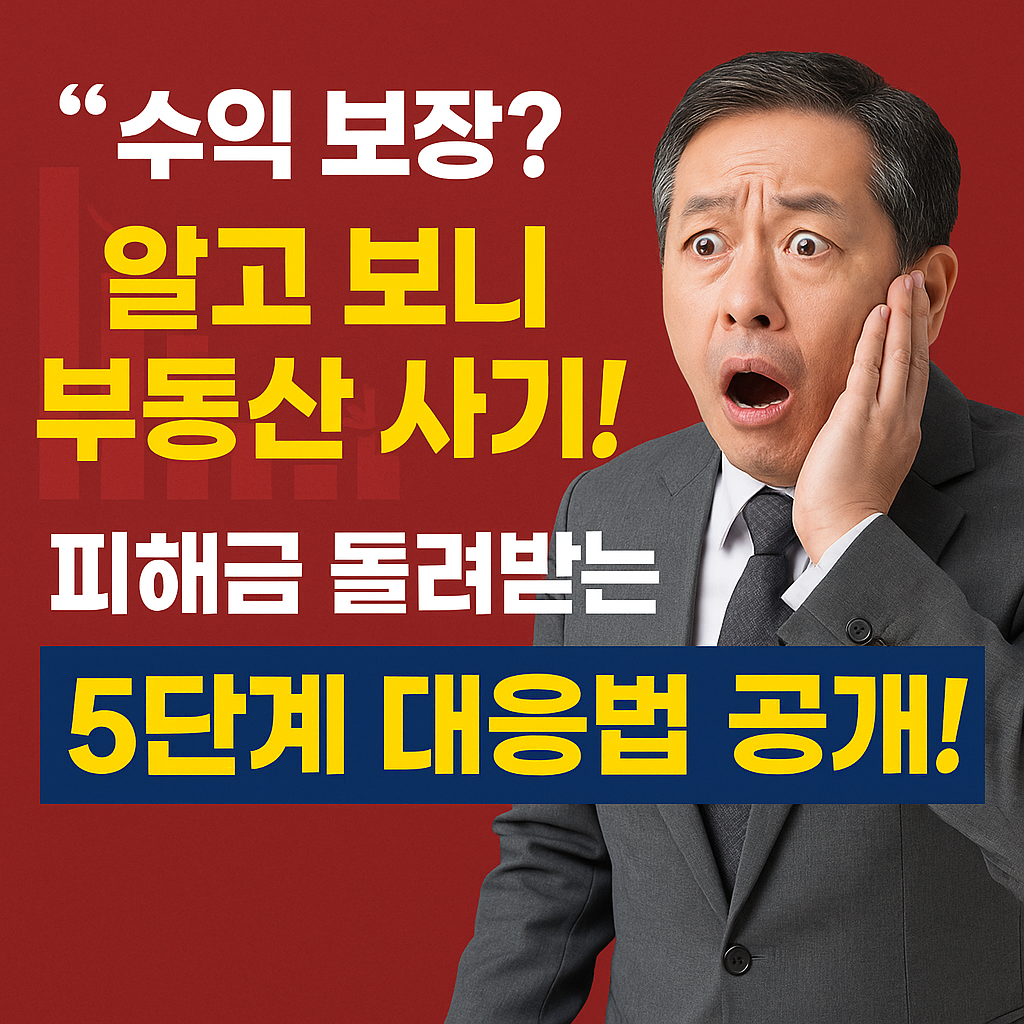 부동산 투자사기 당했다면? 소송 전 반드시 알아야 할 5단계 대응법!