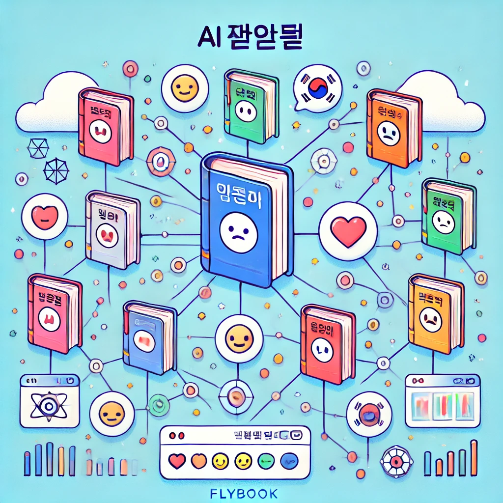 성향분석기반 책추천 앱 관련 이미지_image generated by DallE