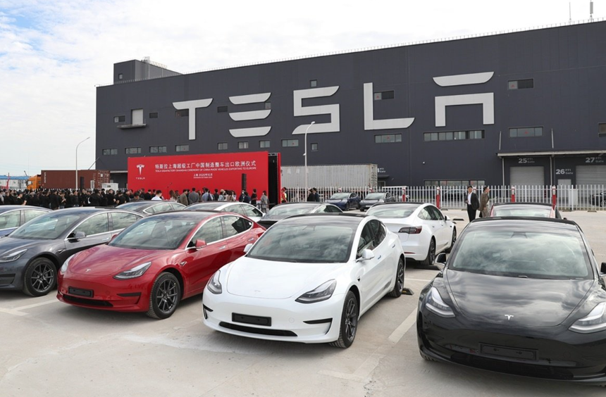 중국 테슬라 공장사진