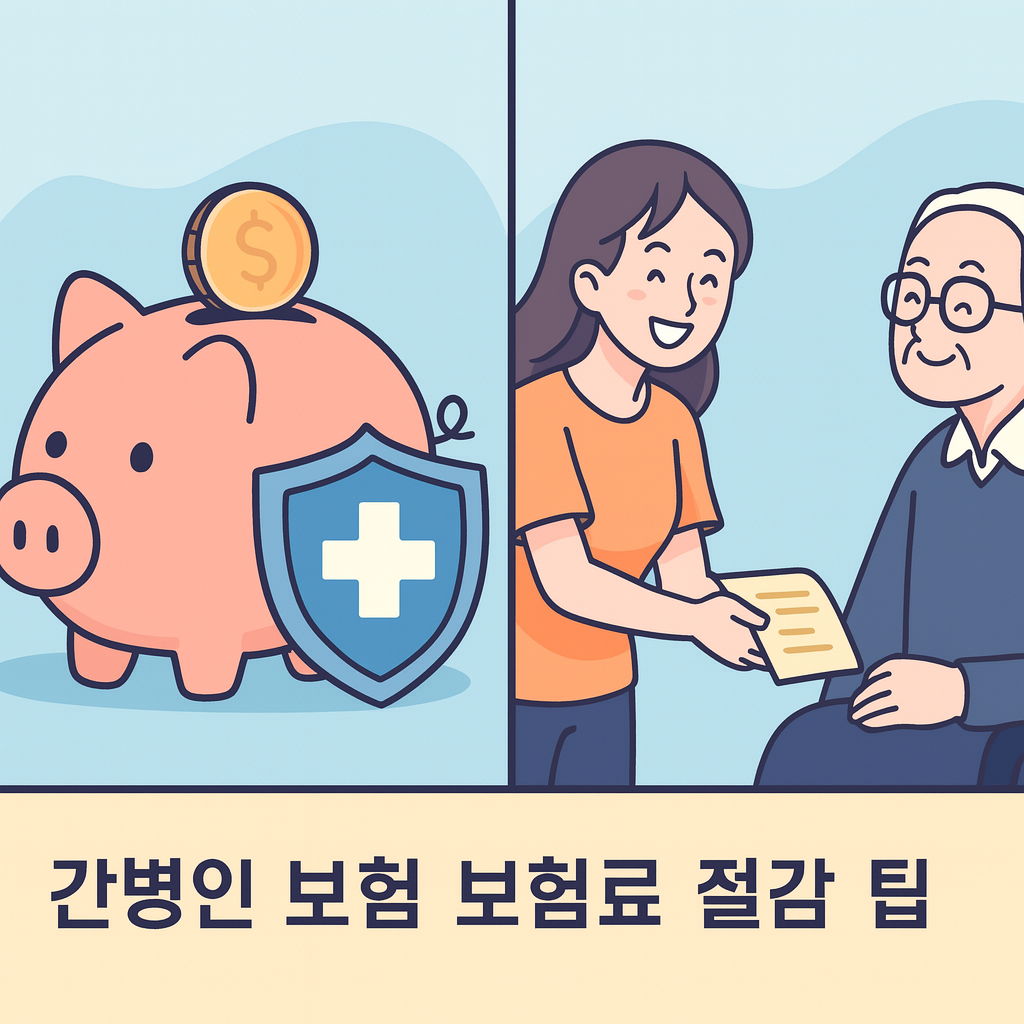 간병인 보험 보험료 절감하는 방법에 대한 리뷰일부