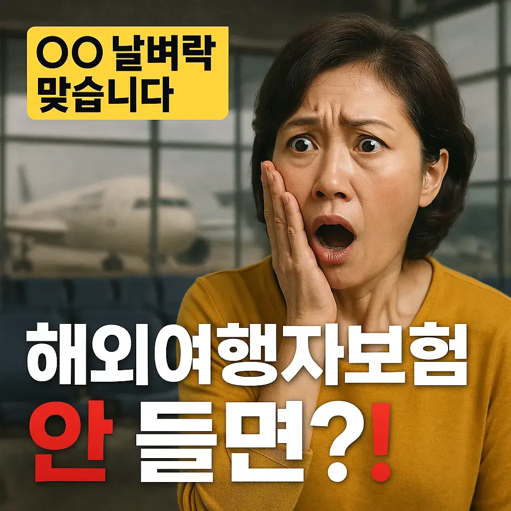 2025년 최신 해외여행자보험 비교