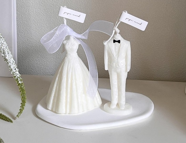 감성 가득한 웨딩선물 추천|페페무드 부부캔들 세트로 신혼 감성을 완성해보세요