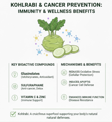 콜라비의 항암 효과와 면역 강화