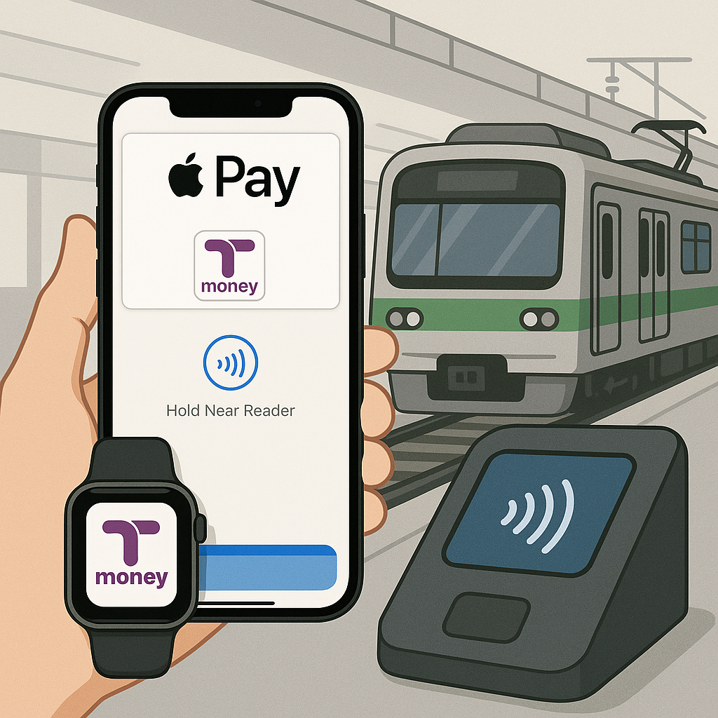 애플페이, 드디어 지하철도 탑승 가능? 티머니랑 만났쥬!