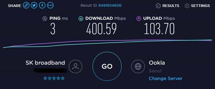 인터넷 속도 측정 1