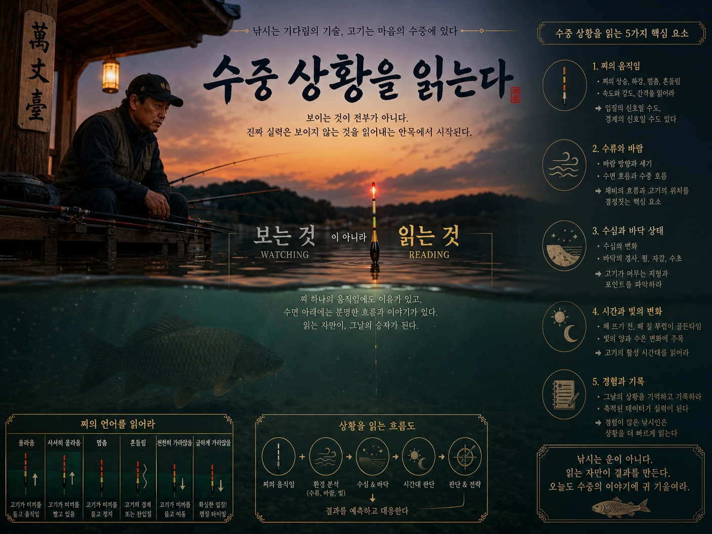 물속 상황을 읽는 안목 (최종 요약)