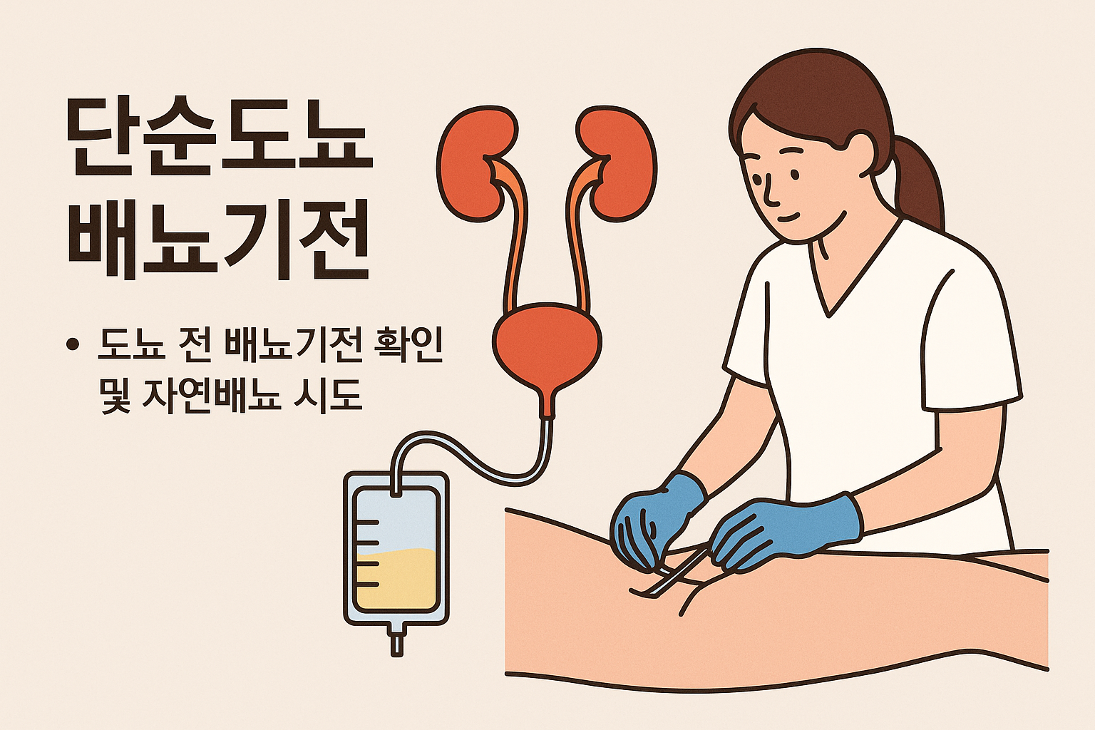 단순도뇨-배뇨기전