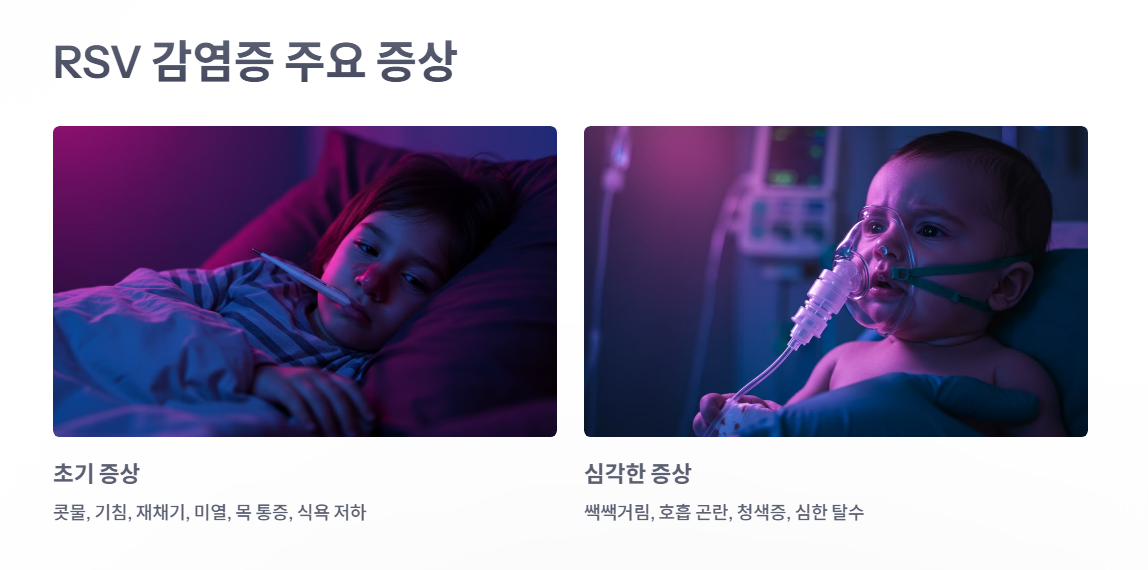 RSV 감염증 주요 증상