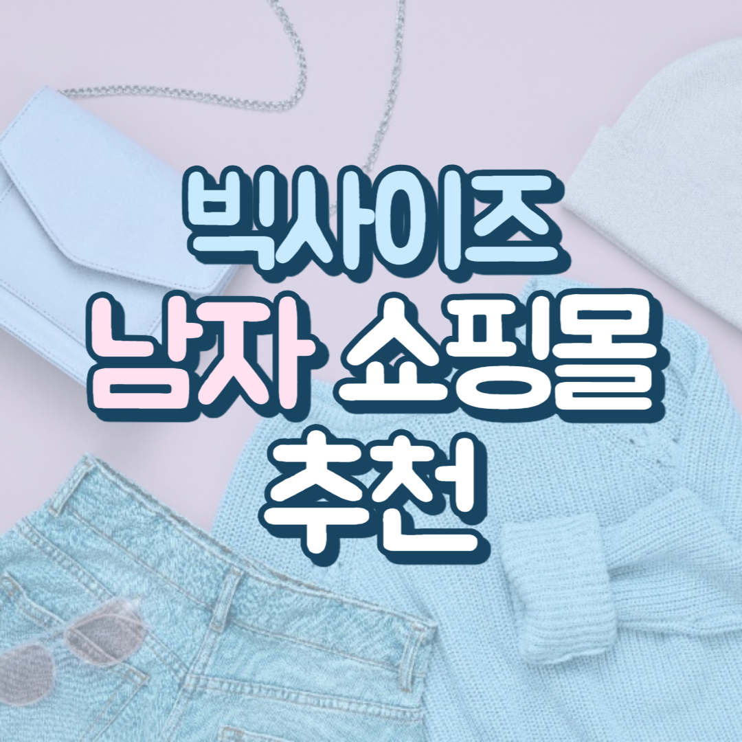 빅사이즈 남성쇼핑몰 추천