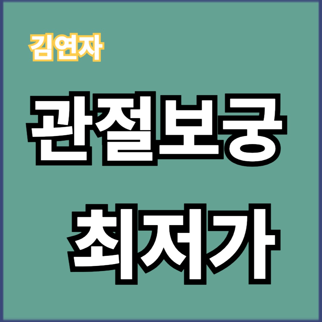 관절보궁-가격-효능