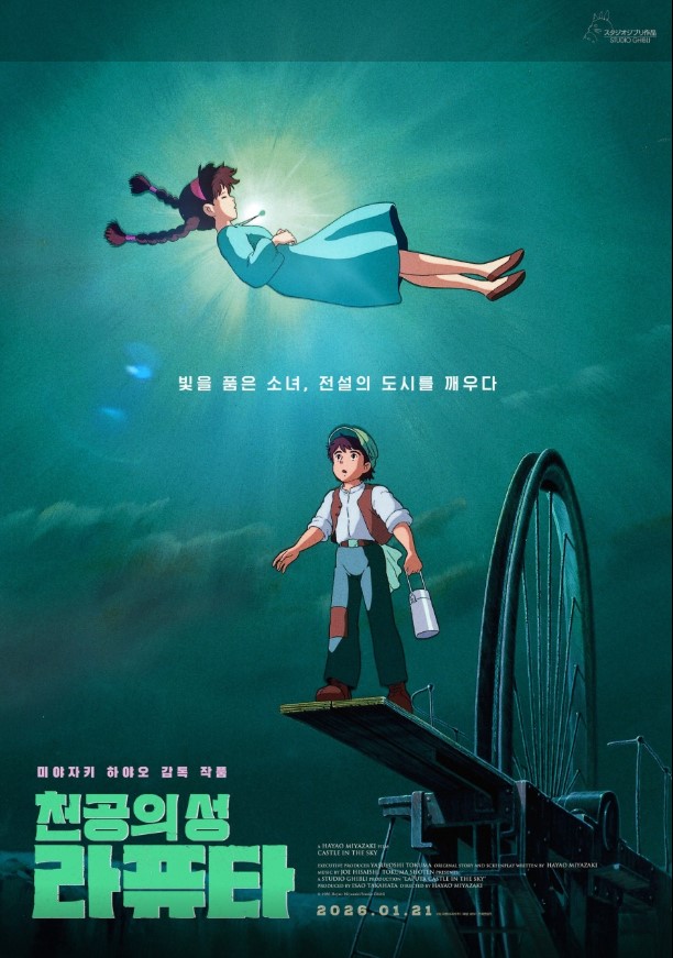 인간과 자연, 기술에 대한 철학적인 성찰을 담고 있는 작품, <천공의 성 라퓨타>.