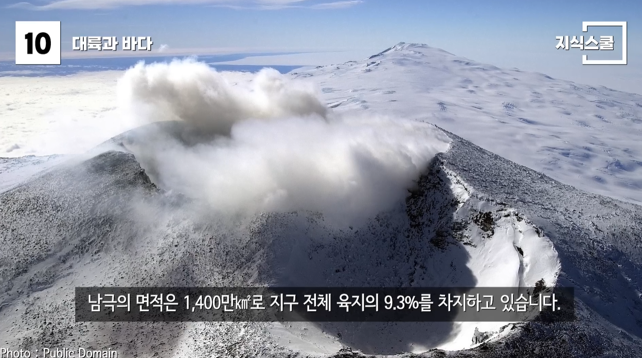 북극 남극 극지방 펭귄 북극곰 영유권 백야 지구자기장 극지자기극 오존층파괴 환경문제 빙상 빙하 해수면