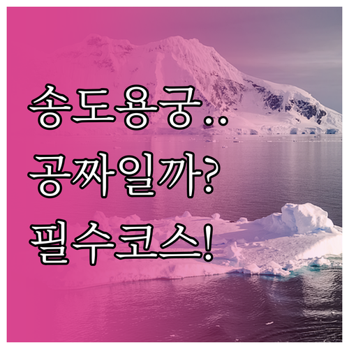 송도 용궁구름다리 입장료 관람시간 및..