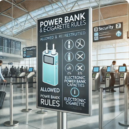 비행기 탈 때 보조배터리 & 전자담배 기내 반입 규정 대폭 변경