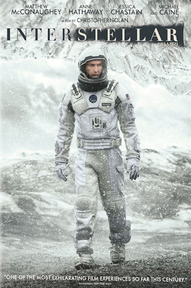 INTERSTELLAR 주인공이 나온 포스터