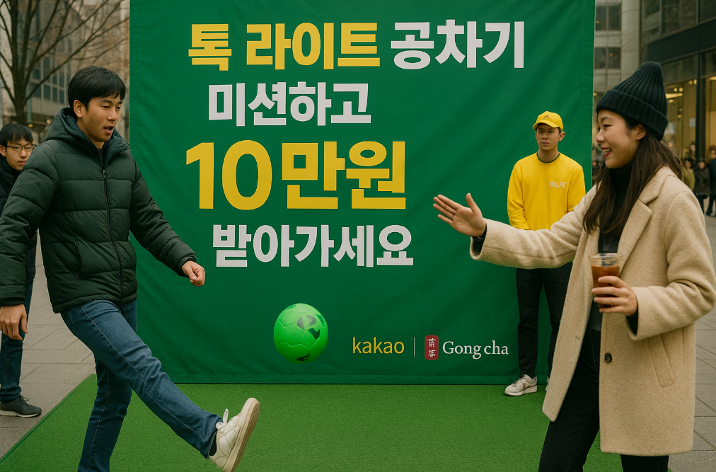 틱톡 라이트 공차기로 10만원 100% 받는 법