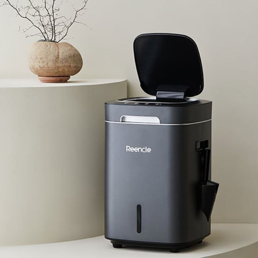 린클 프라임 음식물처리기 아이언 실버 색상