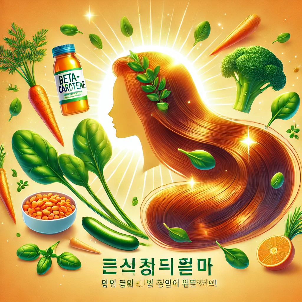 베타카로틴과 탈모: 당신의 머리카락을 지키는 비밀