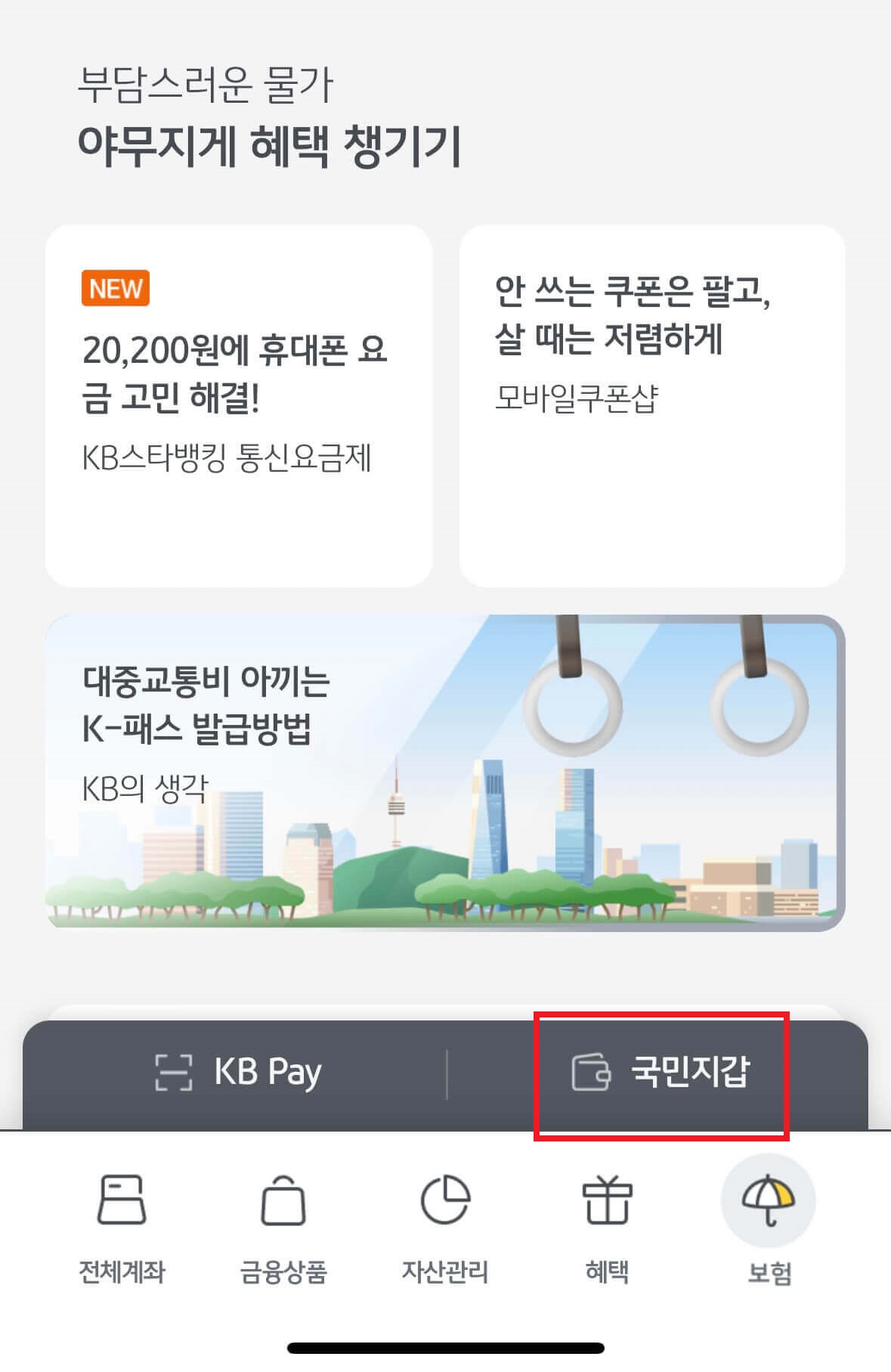 여권 재발급 온라인 신청 KB앱 활용