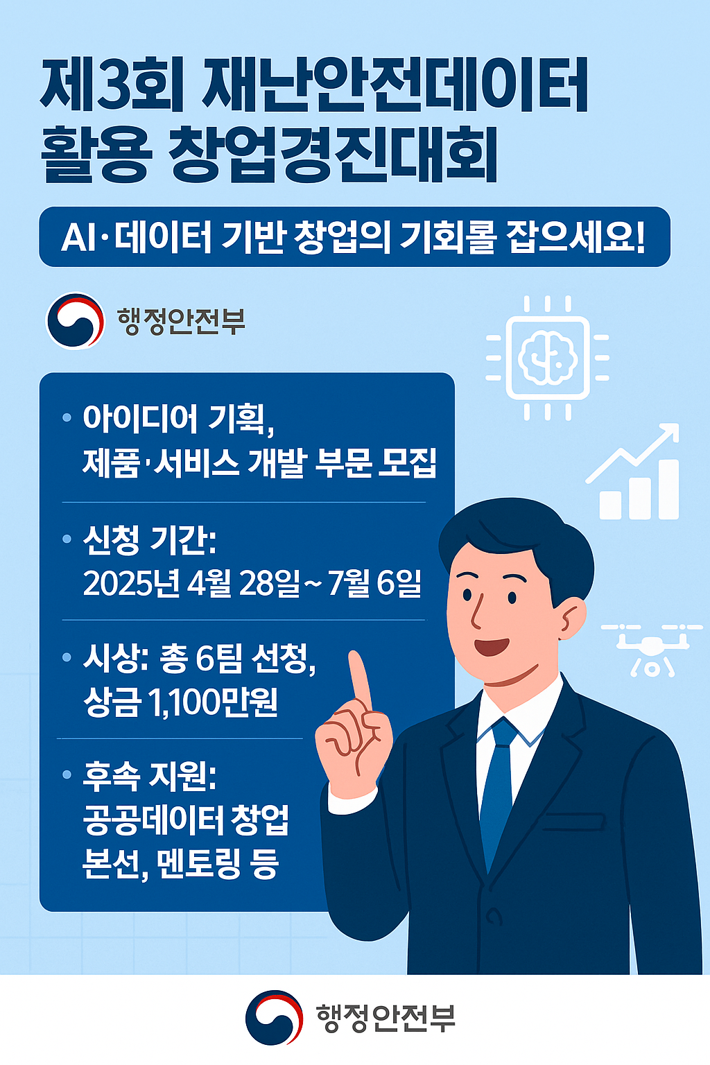 재난안전 아이디어가 있다면? 2025 창업경진대회 지원 꿀팁 공개