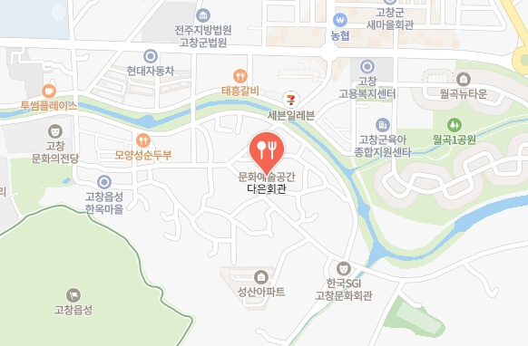 다은회관-위치