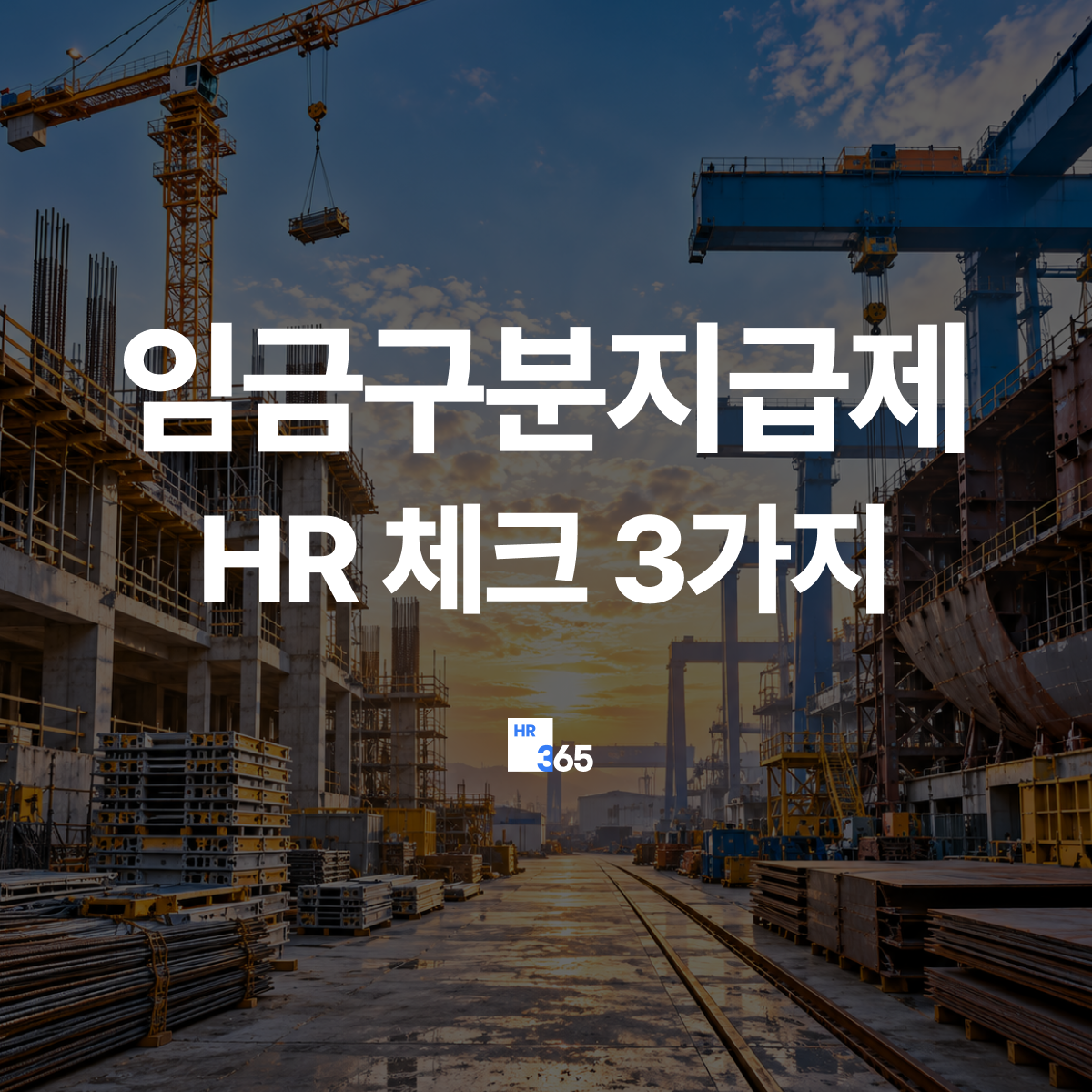 2027년 임금구분지급제란? 건설&middot;조선업 적용 대상과 급여관리 체크사항